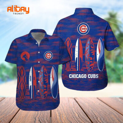 Chicago Cubs Hawaiian Shirt Baseball Team Aloha Shirt
