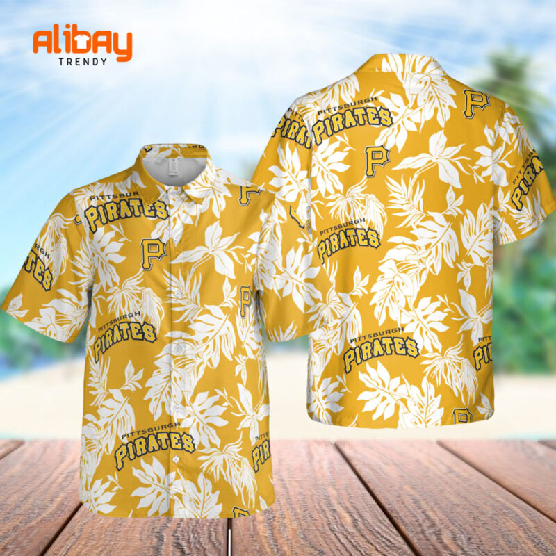 Pittsburgh Pirates Hawaiian Shirt Tropical Aloha Beach Shirt