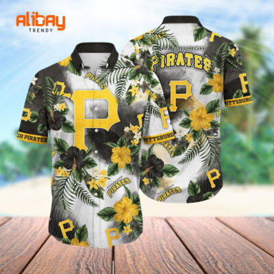 Sun Uptime Aloha Shirt Pittsburgh Pirates Hawaiian Shirt