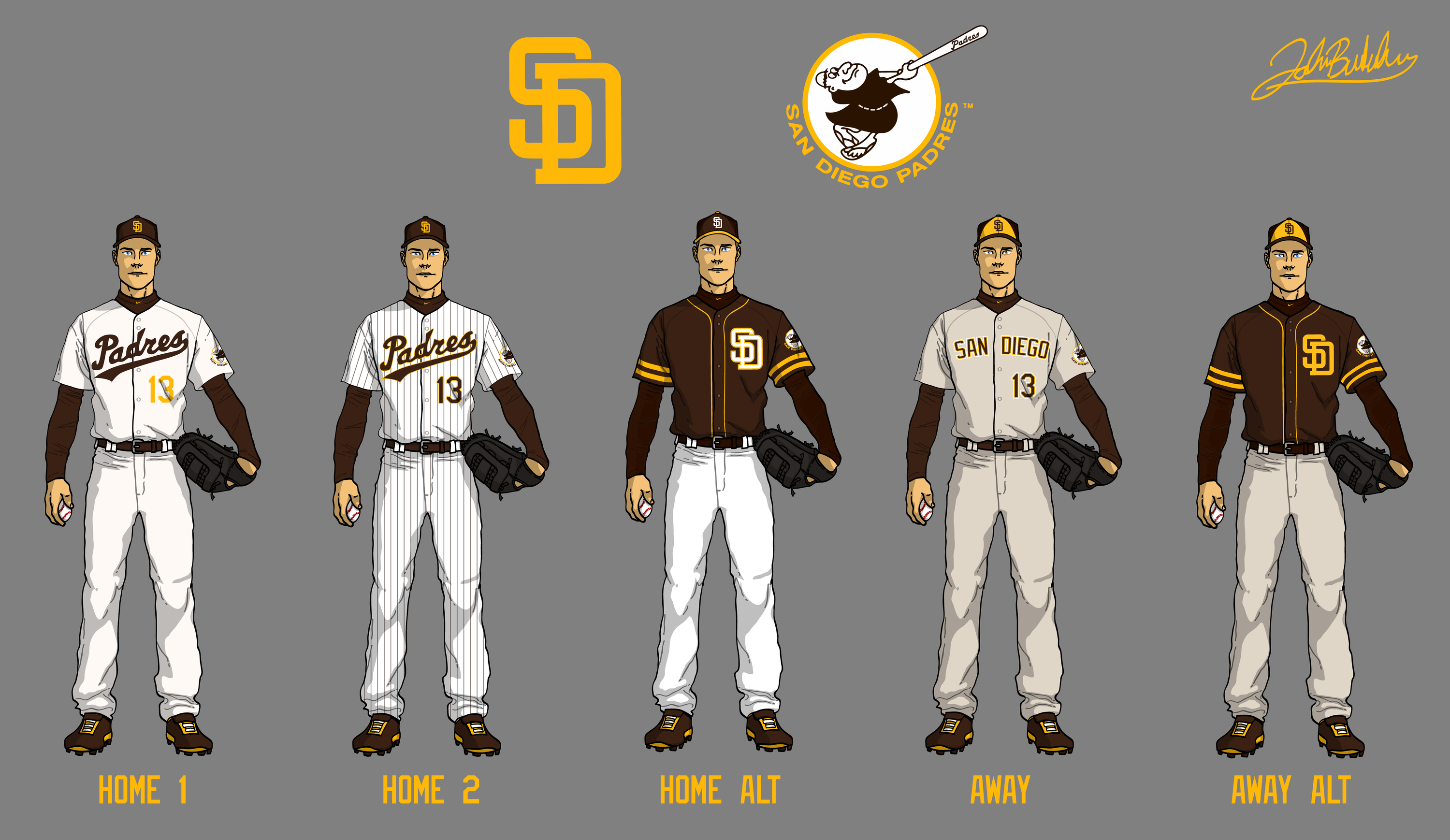 What Are the San Diego Padres Colors 1