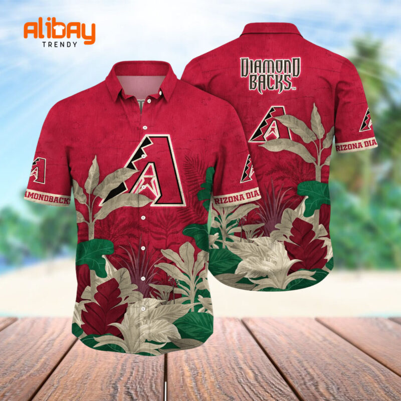 Arizona Diamondbacks Hawaiian Shirt Summertime Aloha Shirt