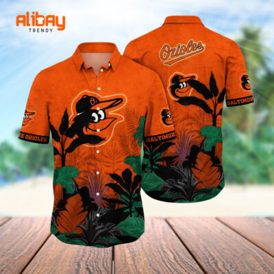 Baltimore Orioles Hawaiian Shirt Hot Season Tropical Shirt For Men