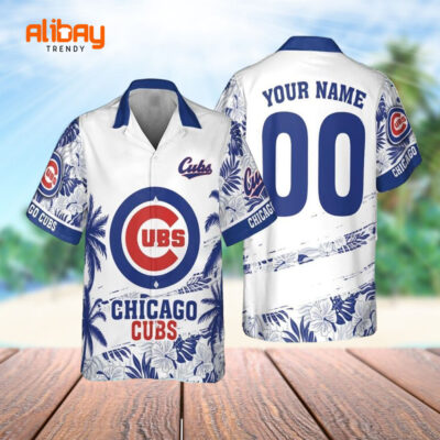 Chicago Cubs Cubby Cove Hawaiian Shirt