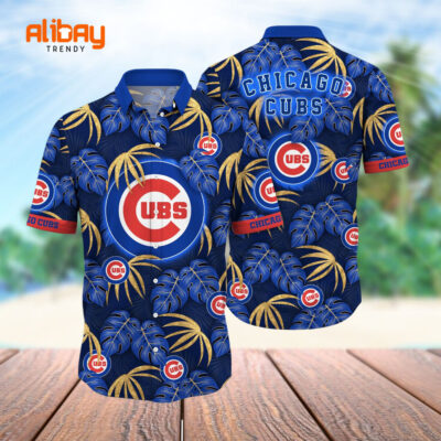 Chicago Cubs Waveland Luau Hawaiian Shirt