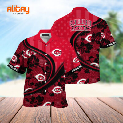 Cincinnati Reds Tropicana Sunset Summer Jersey Hawaiian Shirt