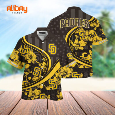 San Diego Padres Palm Serenade Hawaiian Shirt