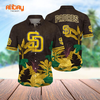 San Diego Padres Tropical Palm Hawaiian Shirt