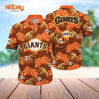 San Francisco Giants Orange Crush Hawaiian Shirt