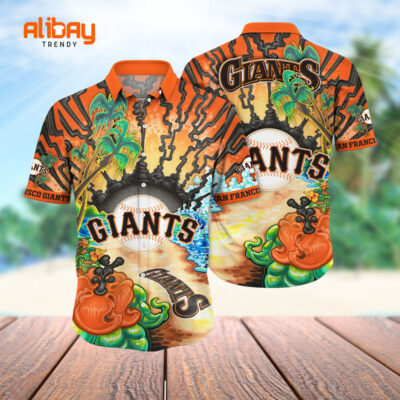 San Francisco Giants Treasure Island Tropicana Hawaiian Shirt