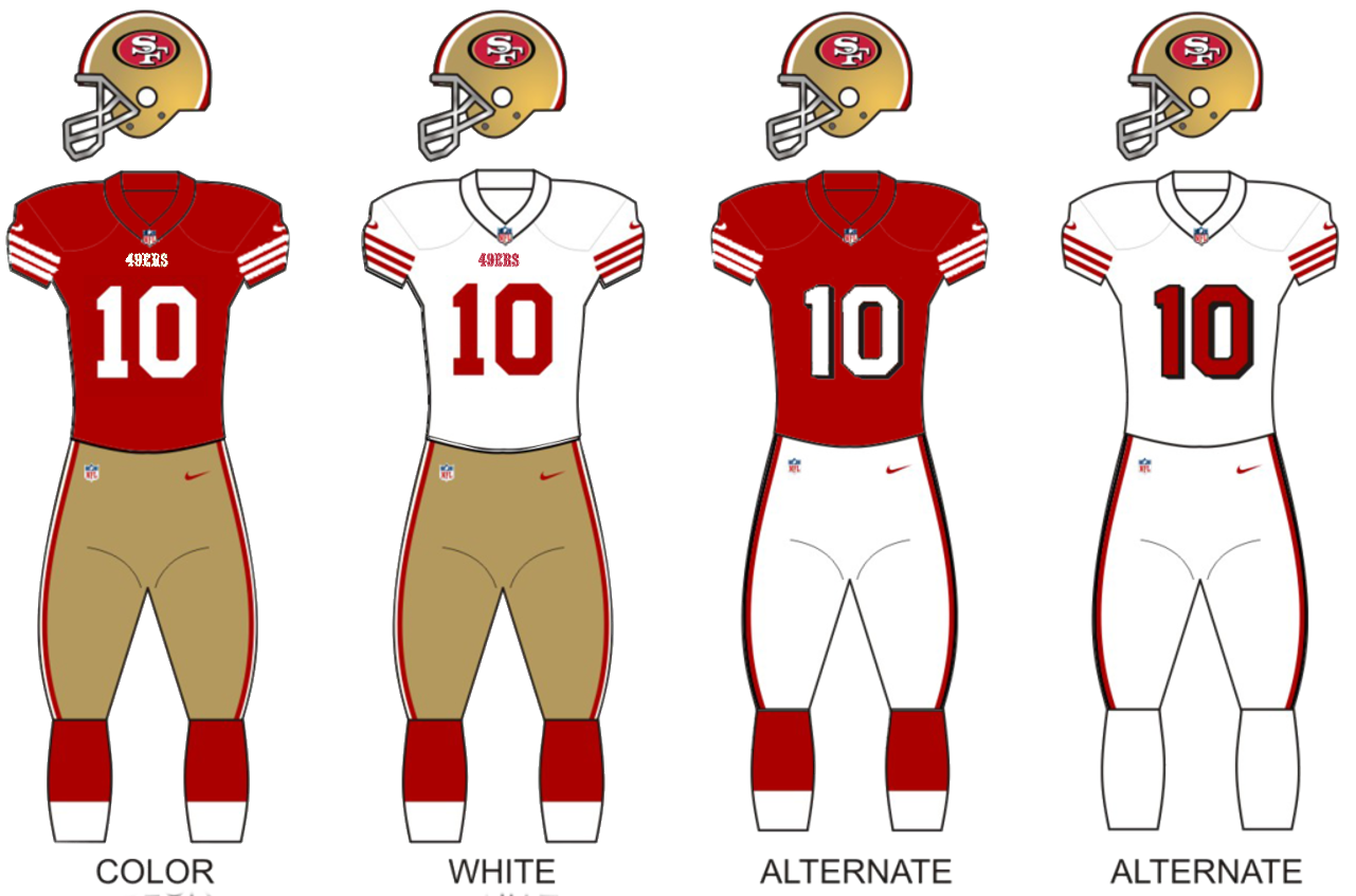 What Are the San Francisco 49ers Colors