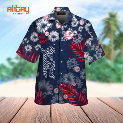 Yankees Tropicana Palms Cove Hawaiian Shirt