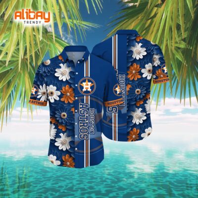 Astro Beachfront MLB Hawaiian Shirt Houston Astros Edition
