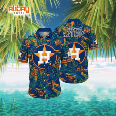 Astro Illumination MLB Hawaiian Shirt Houston Astros Edition