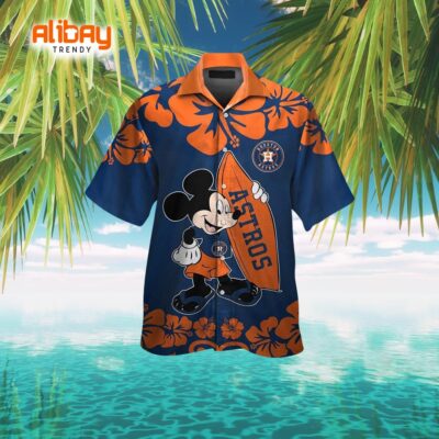 Astro-Mouse Tropical Hawaiian Shirt Houston Astros Edition