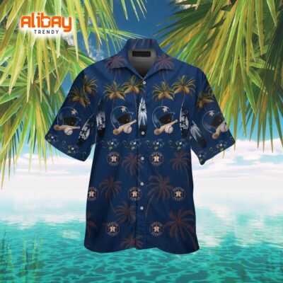 Astro Palm Paradise Short Sleeve Hawaiian Shirt Houston Astros Edition