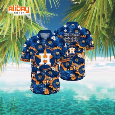 Astro Seasonal Chic MLB Hawaiian Shirt Houston Astros Edition
