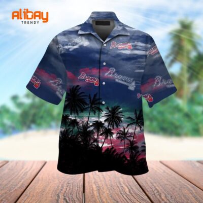 Atlanta Braves Coconut Cove Tropical Hawaiian Shirt