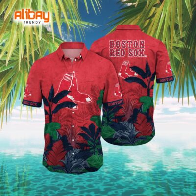 Boston Red Sox MLB Pool Parties Hawaiian Shirt Aloha Edition