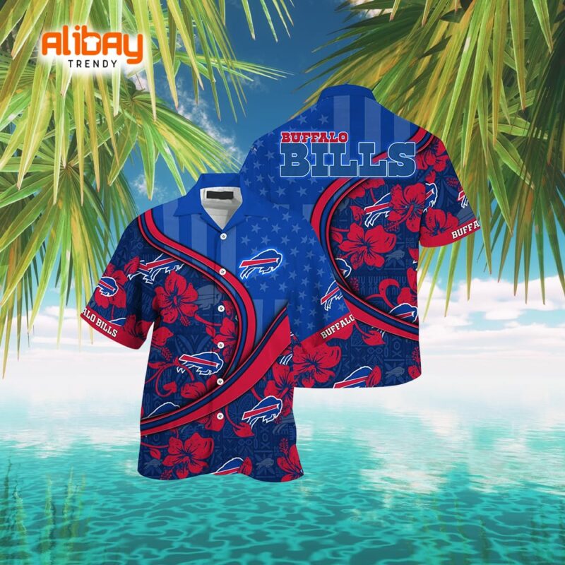 Buffalo Bills NFL Custom US Flag Hawaiian Shirt Summer Aloha Edition