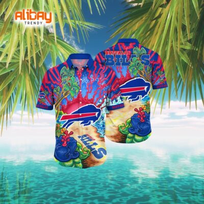 Buffalo Bills NFL Warm Seasontime Aloha Hawaiian Shirt