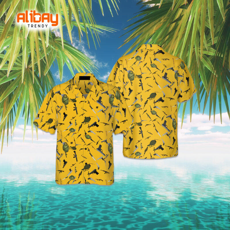 Combat Aloha Military Gear Inspired Hawaiian Shirt
