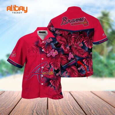 Custom Atlanta Braves MLB Summer Hawaii Shirt