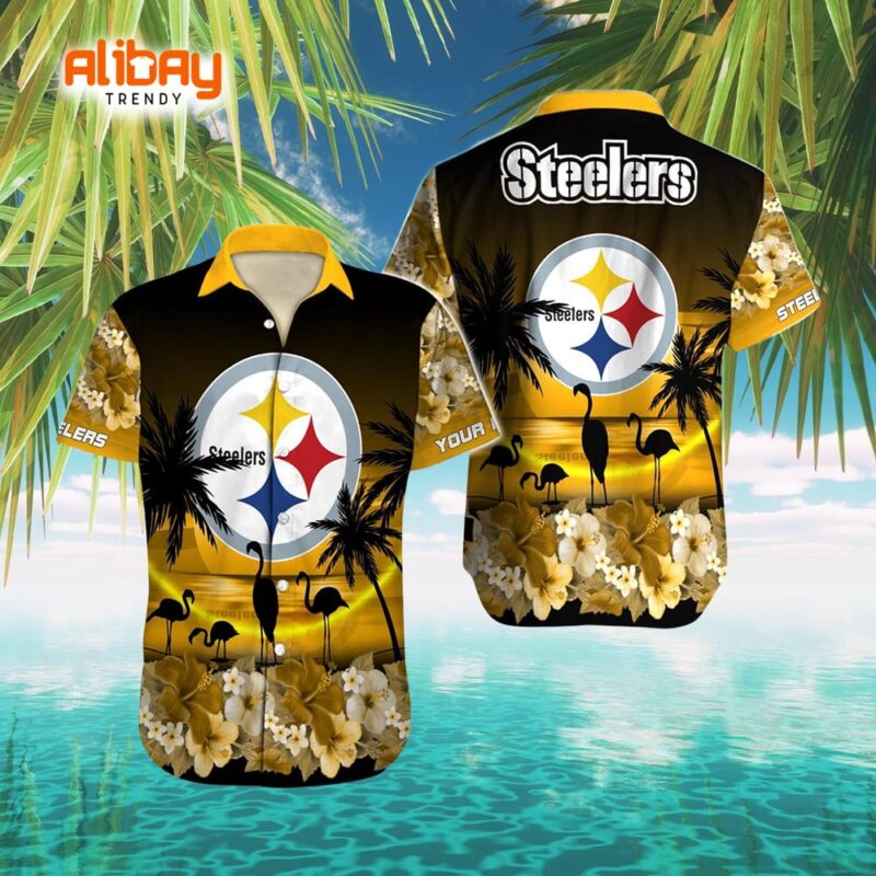 Custom Hawaiian Shirt Exuding Pittsburgh Steelers Passion