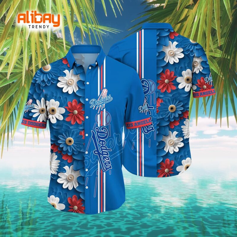 Dodgers Summer Sizzle Where MLB Fandom Meets Tropical Aloha Shirt Chic