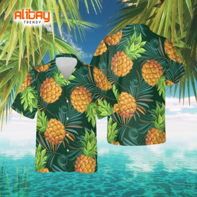 Island Sweetness Summer Pineapple Hawaiian Shirt