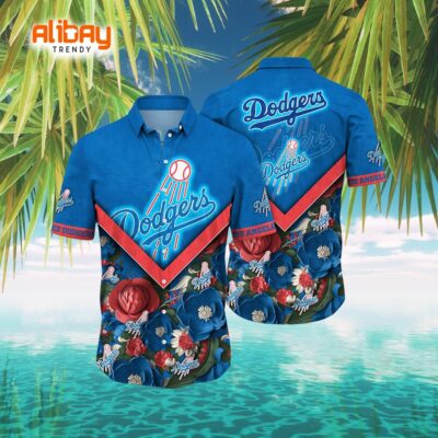 Los Angeles Dodgers Night Sky Fantasy Aloha Shirt