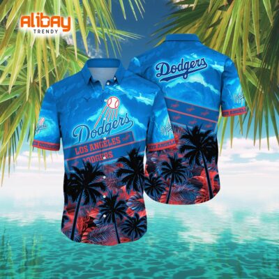 Los Angeles Dodgers Vacation Paradise Aloha Shirt