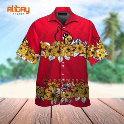 Louis Cardinals in Bloom Tropical Hawaiian Shirt