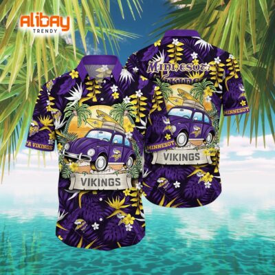 Minnesota Vikings NFL Bright Daylight Hawaiian Shirt