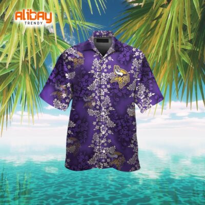 Minnesota Vikings Summer Breeze Short Sleeve Aloha Shirt