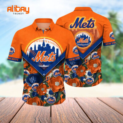 New York Mets Hudson River Haven Hawaiian Shirt