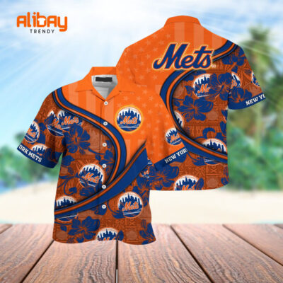 New York Mets Island Adventure Hawaiian Shirt