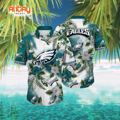 Philadelphia Eagles NFL Sun Dress Aloha Shirt Eagles' Sunny Style