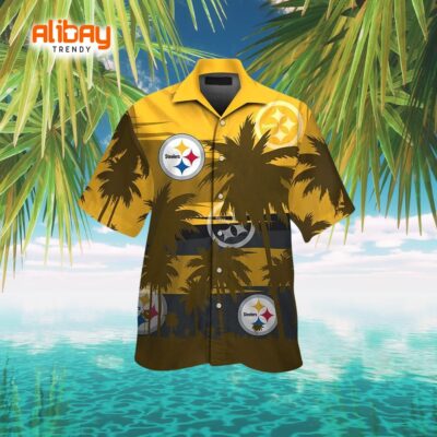 Pittsburgh Steelers Sunset Bliss Tropical Hawaiian Shirt