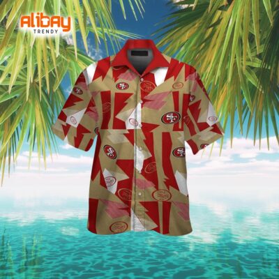 San Francisco 49ers Short Sleeve Tropical Aloha Shirt