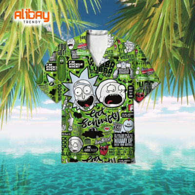 Summer Trip Rick And Morty Hawaiian Shirt