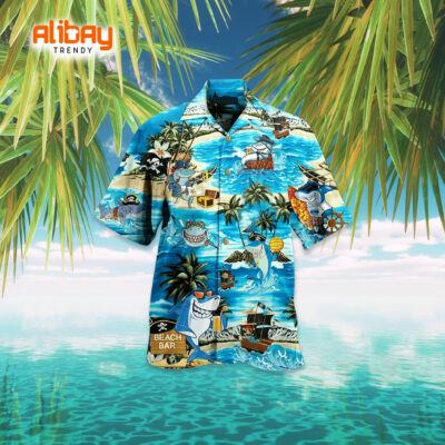 Aloha Island Shark Finale Hawaiian Shirt