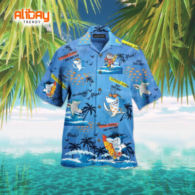Baby Funny Shark Doo Doo Doo Hawaiian Shirt
