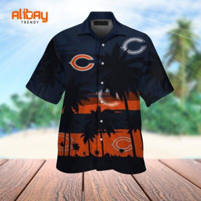 Bears Tropical Twist Chicago's Island Vibes Hawaiian Shirt