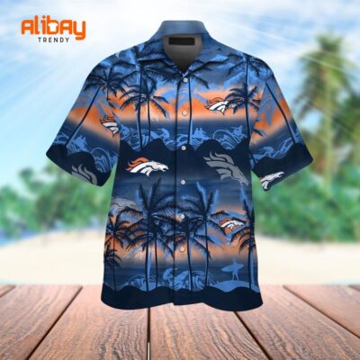 Blooming Paradise Denver Broncos Hawaiian Shirt