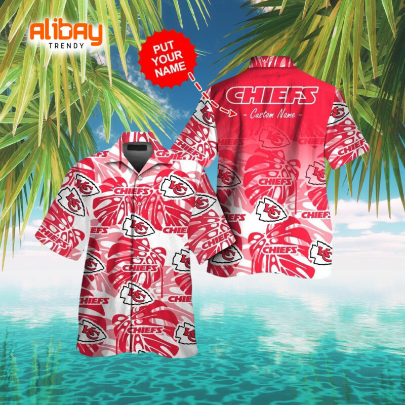 Chiefs City Palm Paradise Hawaiian Shirt