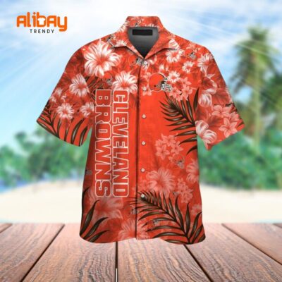 Cleveland's Floral Fandango Show Your Team Spirit Hawaiian Shirt