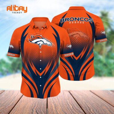 Denver Broncos Hawaiian Shirt with Tropical Fusion