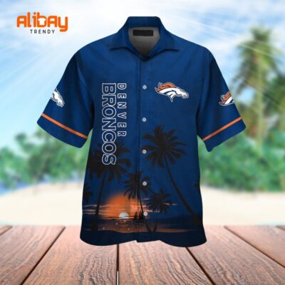 Denver Broncos Island Vibes Hawaiian Shirt