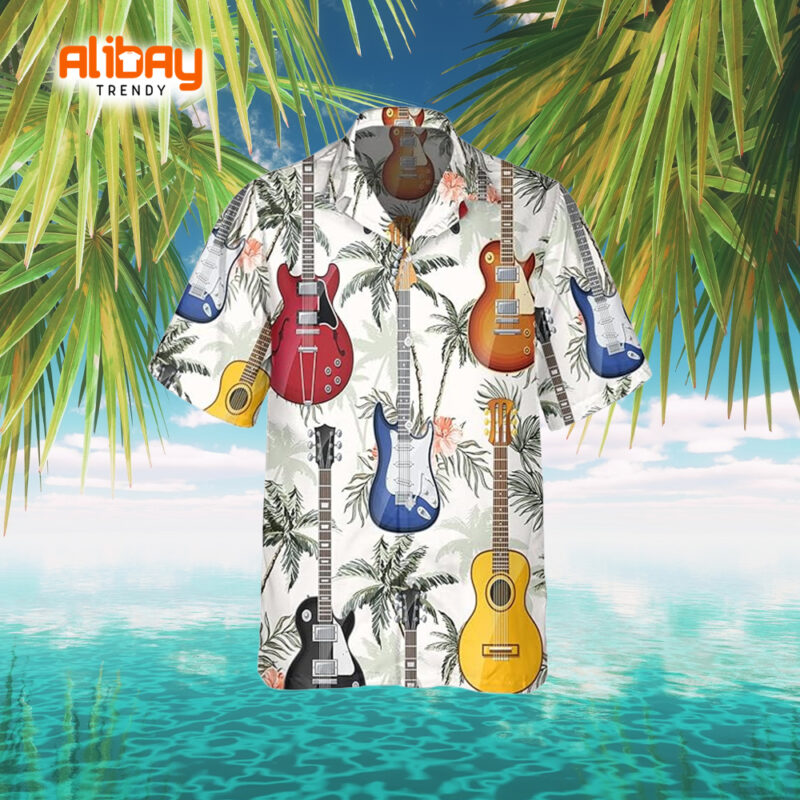 Island Strummer Guitar Hawaiian Shirt