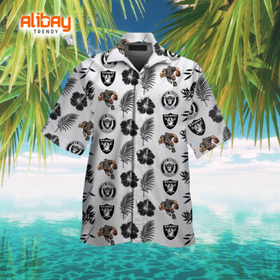 Las Vegas Raiders Hawaiian Shirt with Tropical Fusion